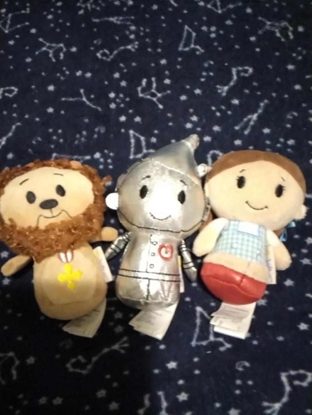 Hallmark Itty Bittys Wizard of Oz Mini Plush Trio - Lion, Tin Man And Dorothy